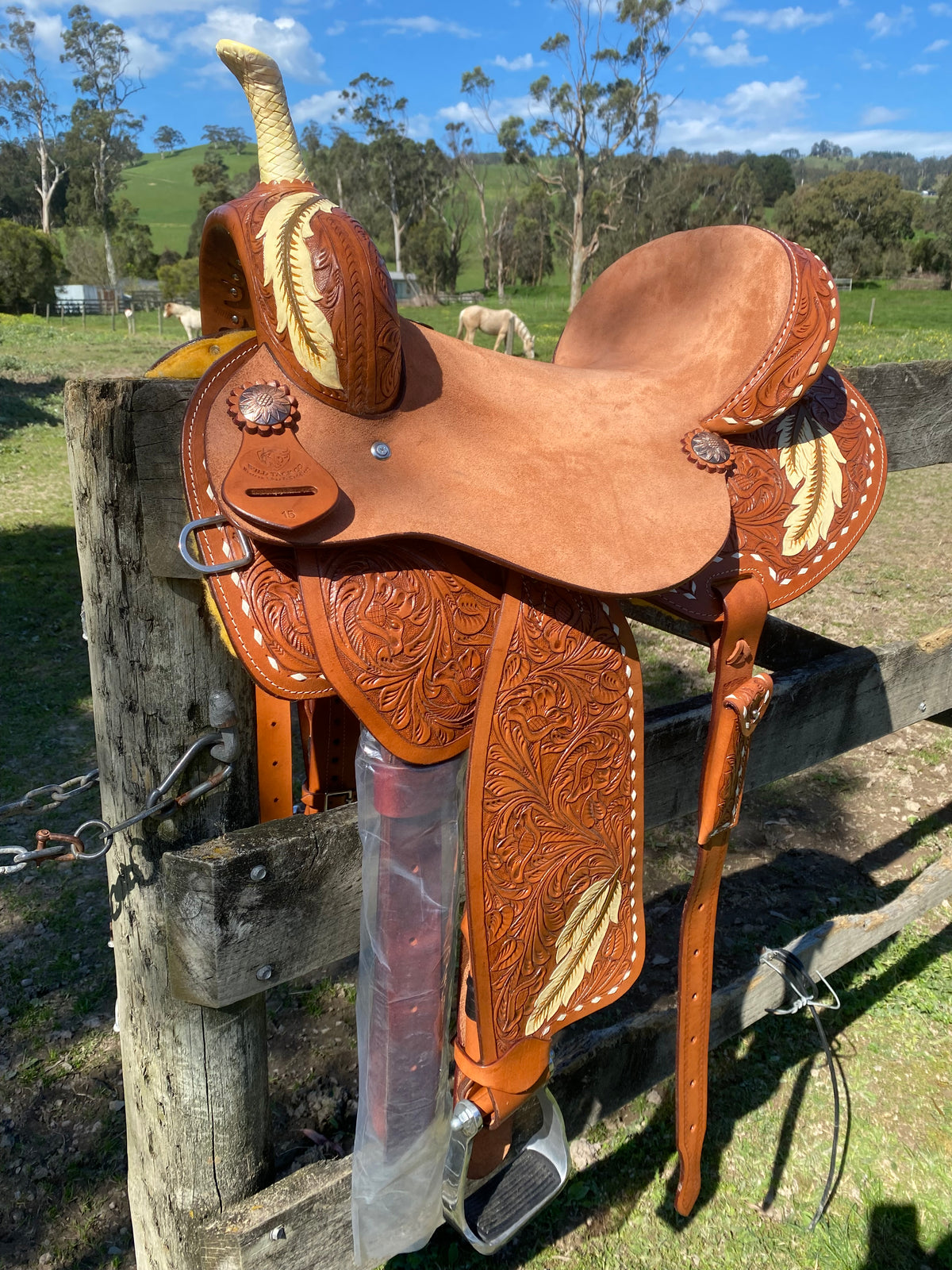 Feather Western Saddle